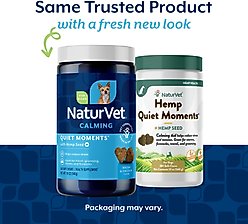 NaturVet Quiet Moments with Hemp Seed Calming Supplements for Dogs, 180 count slide 2 of 7