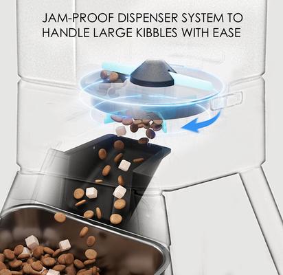 Show full view: GroovyPets Programmable Automatic Feeder for Dog & Cat with Stainless Steel Bowl, Medium: 4-L slide 5 of 11