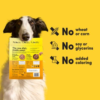 Show full view: Animals Like Us Raw100 Chicken Organs Recipe Freeze-Dried Dog Food Mixer, 13-oz bag slide 7 of 8