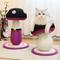 Show in main carousel: Happy & Polly Mushroom Series Sisal Cat Scratcher Toy, Purple, Set of 2 slide 1 of 7