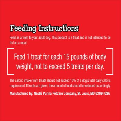 Show full view: Purina Twistables Beef & Cheese Flavor Adult Soft & Chewy Dog Treats, 14-oz pouch slide 7 of 8