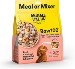 Animals Like Us Raw100 Chicken Organs Recipe Freeze-Dried Dog Food Mixer, 13-oz bag