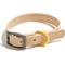 Show in main carousel: Wild One Adjustable Waterproof Flex-Poly Coated Nylon Dog Collar, Tan, Medium slide 1 of 9