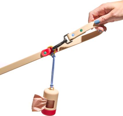 Show full view: Wild One Adjustable Waterproof Flex-Poly Coated Nylon Leash, Tan, Standard: 5.5-ft long, 3/4-in wide slide 4 of 8