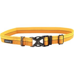 Orvis Outdoor Adventure Dog Collar, Yellow, Small: 10 to 13-in neck, 3/4-in wide