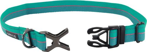 Show full view: Orvis Outdoor Adventure Dog Collar, Teal, Large: 17 to 20-in neck, 1-in wide slide 2 of 2