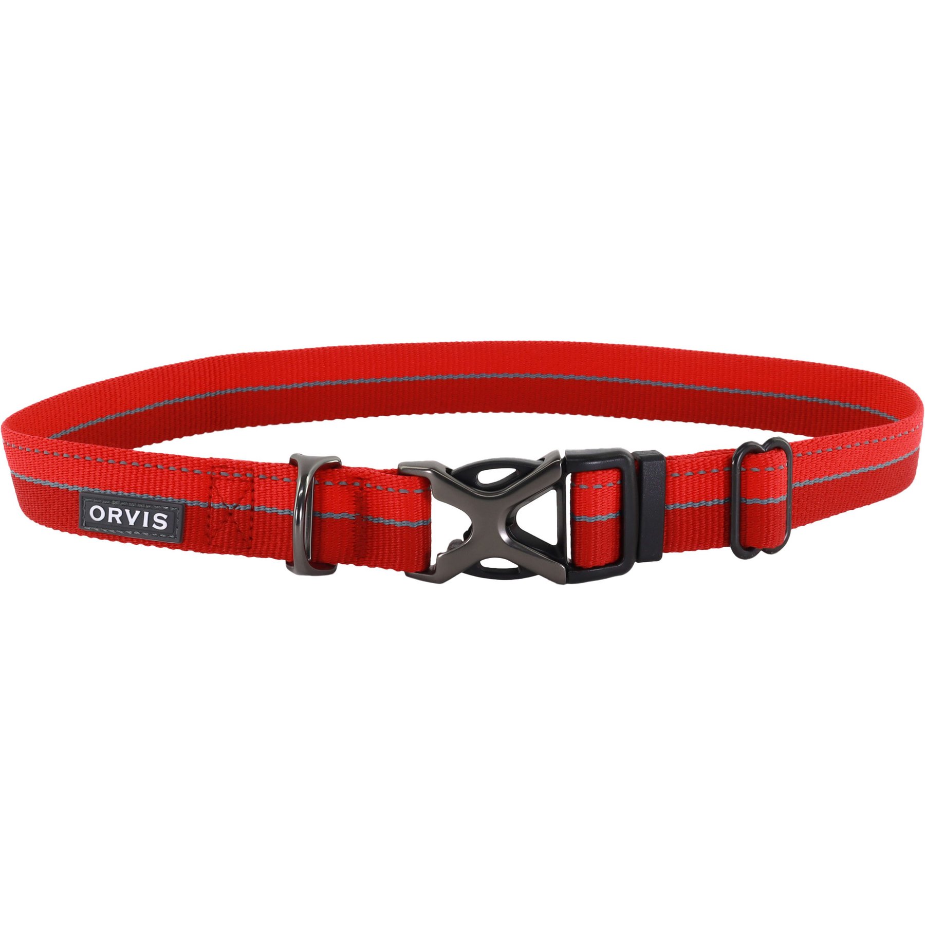 Orvis Outdoor Adventure Dog Collar, Red, Medium: 13 to 17-in neck, 1-in wide