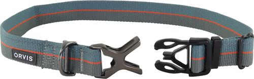 Show full view: Orvis Outdoor Adventure Dog Collar, Gray, X-Large: 20 to 25-in neck, 1-in wide slide 2 of 2