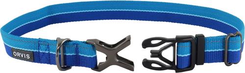 Show full view: Orvis Outdoor Adventure Dog Collar, Blue, Small: 10 to 13-in neck, 3/4-in wide slide 2 of 2