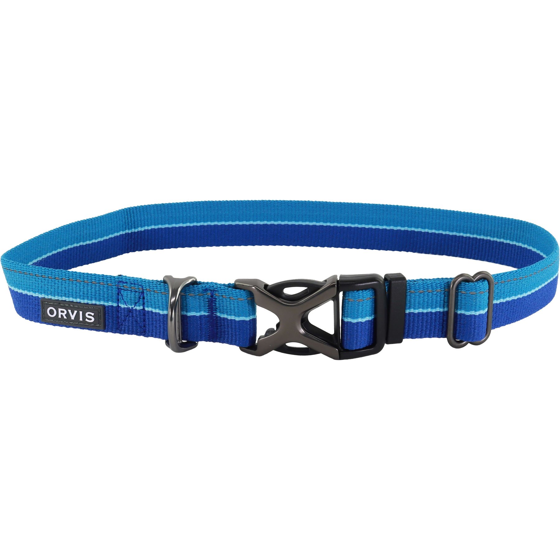 Orvis Outdoor Adventure Dog Collar, Blue, Large: 17 to 20-in neck, 1-in wide