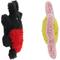 Show in main carousel: Linzy Toys Flatz Flower & Ladybug Squeaky Plush Dog Toy, Pink/Red, 4-in, 2 count slide 5 of 7