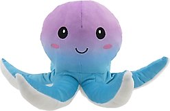 Linzy Toys Octopus Squeaky Plush Dog Toy, Purple, 10-in