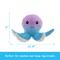 Show in main carousel: Linzy Toys Octopus Squeaky Plush Dog Toy, Purple, 10-in slide 3 of 5