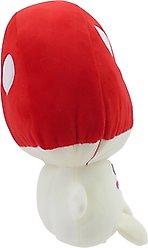 Linzy Toys Mushroom Squeaky Plush Dog Toy, 10.5-in, Red slide 2 of 5