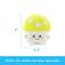 Show in main carousel: Linzy Toys Mushroom Squeaky Plush Dog Toy, 10.5-in, Yellow slide 4 of 7