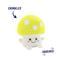 Show in main carousel: Linzy Toys Mushroom Squeaky Plush Dog Toy, 10.5-in, Yellow slide 3 of 7