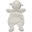 Show in main carousel: Linzy Toys Flat Crinklez Lamb Squeaky Plush Dog Toy, 12-in, White slide 6 of 6