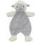 Show in main carousel: Linzy Toys Flat Crinklez Lamb Squeaky Plush Dog Toy, 12-in, White slide 1 of 7