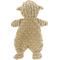 Show in main carousel: Linzy Toys Flat Crinklez Lamb Squeaky Plush Dog Toy, 12-in, Brown slide 5 of 6