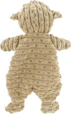 Show full view: Linzy Toys Flat Crinklez Lamb Squeaky Plush Dog Toy, 12-in, Brown slide 5 of 6