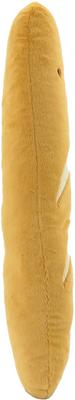 Show full view: Linzy Toys Baguette Squeaky Plush Dog Toy, Brown, 20-in slide 5 of 6