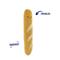 Show in main carousel: Linzy Toys Baguette Squeaky Plush Dog Toy, Brown, 20-in slide 2 of 6