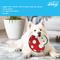 Show in main carousel: Linzy Toys Durable Red Mushroom Squeaky Plush Dog Toy, Red, 9-in slide 4 of 7