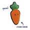 Show in main carousel: Linzy Toys Durable Carrot Squeaky Plush Dog Toy, Orange, 12-in slide 3 of 6