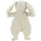 Show in main carousel: Linzy Toys Flat Crinklez Bunny Squeaky Plush Dog Toy, 12-in, White slide 5 of 6