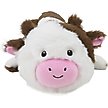 Show in main carousel: Linzy Toys Moo-Moo Cow Squeaky Plush Dog Toy, Brown/White, 20-in slide 4 of 5