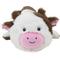Show in main carousel: Linzy Toys Moo-Moo Cow Squeaky Plush Dog Toy, Brown/White, 20-in slide 4 of 5