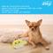 Show in main carousel: Linzy Toys Flatz Frog & Chick Squeaky Plush Dog Toy, Green/Yellow, 4-in, 2 count slide 5 of 6