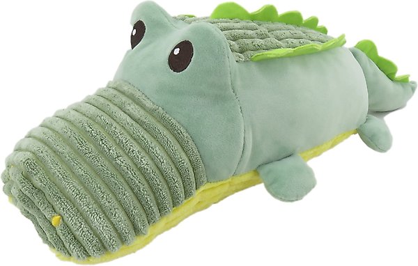 Show full view: Linzy Toys Crocodile Squeaky Plush Dog Toy, Green, Jumbo: 18-in slide 1 of 6