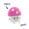 Show in main carousel: Linzy Toys Mushroom Squeaky Plush Dog Toy, 10.5-in, Pink slide 2 of 5