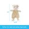 Show in main carousel: Linzy Toys Flat Crinklez Cow Squeaky Plush Dog Toy, Beige, 12-in slide 3 of 5