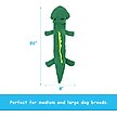 Show in main carousel: Linzy Toys Scaly Gator Squeaky Plush Dog Toy, Green, 20-in slide 3 of 5