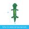 Show in main carousel: Linzy Toys Scaly Gator Squeaky Plush Dog Toy, Green, 20-in slide 3 of 5