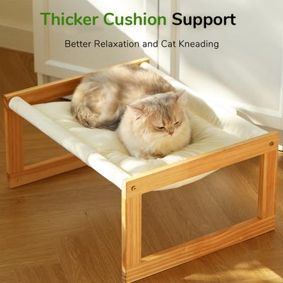 Show full view: FUKUMARU Orthopedic Elevated Puppy & Cat Bed with Removable Cozy Cover, White, 21 x 16.5 x 10-in slide 5 of 8