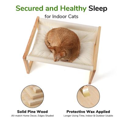 Show full view: FUKUMARU Orthopedic Elevated Puppy & Cat Bed with Removable Cozy Cover, White, 21 x 16.5 x 10-in slide 4 of 8