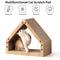 Show in main carousel: FUKUMARU 16-in Microfiber Carboard Cat Scratching Post, Little Brown slide 3 of 9