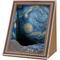 Show in main carousel: Happy & Polly Van Gogh Starry Night 3D 19.4-in Cat Scratcher & Bed slide 3 of 11