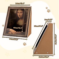 Happy & Polly 3D 19.4-in Cat Scratcher & Bed, Mona Lisa / Starry Night, 2 count slide 2 of 9