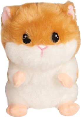 Show full view: Snugarooz Hannah's Hampster Squeaky Dog Plush Toy, Brown slide 2 of 7