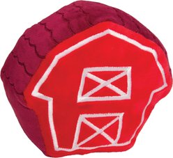 Snugarooz The Barn Squeaky Dog Plush Toy, Red