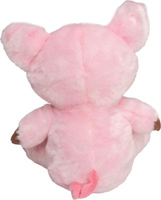 Show full view: Snugarooz Phat Pig Squeaky Dog Plush Toy, Pink slide 4 of 8