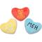 Show in main carousel: Snugarooz Candy Hearts Squeaky Dog Plush Toy, Multicolor, 3 count slide 1 of 6