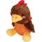 Show in main carousel: Snugarooz Rusty the Rooster Squeaky Dog Plush Toy, Brown slide 1 of 7