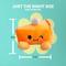 Show in main carousel: Snugarooz Pumpkin Slice Squeaky Dog Plush Toy, Orange slide 3 of 5