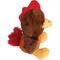 Show in main carousel: Snugarooz Rusty the Rooster Squeaky Dog Plush Toy, Brown slide 2 of 7