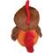 Show in main carousel: Snugarooz Rusty the Rooster Squeaky Dog Plush Toy, Brown slide 3 of 7